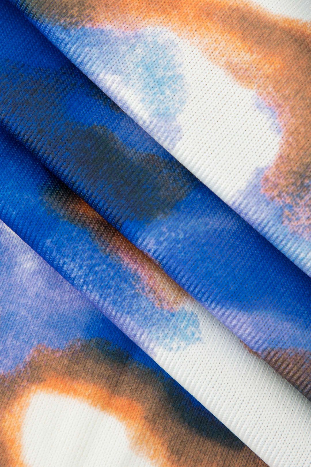 Tie Dye V-neck Strappy Midi Dress sold by Micas product image thumbnail 3