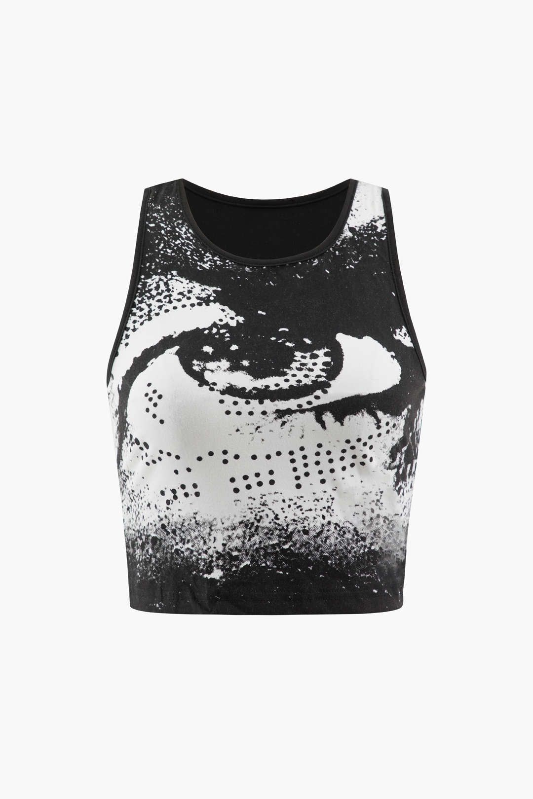 Printed Crop Tank To sold by Micas