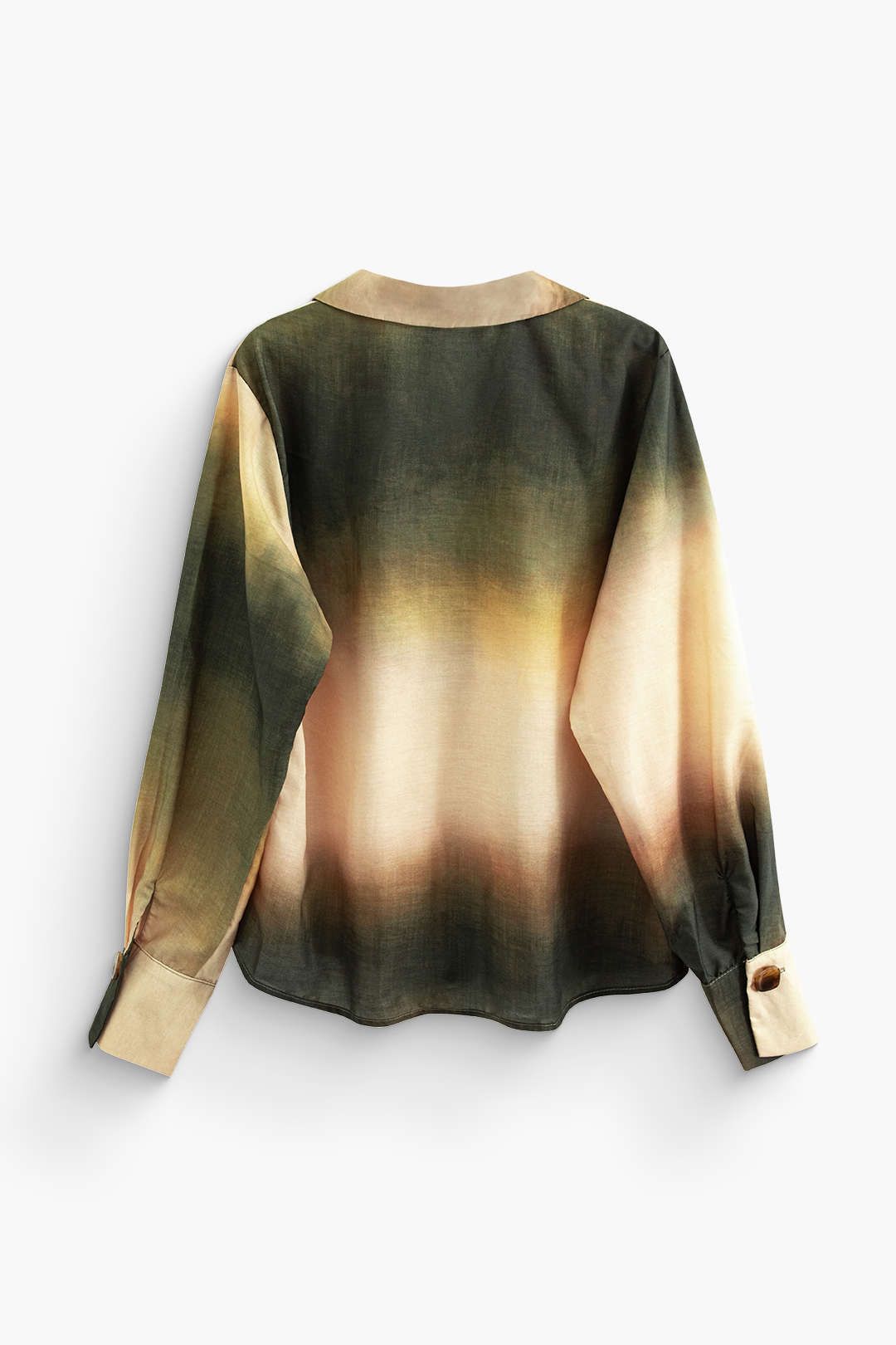 Tie Dye V-neck Button Up Shirt sold by Micas product image thumbnail 2