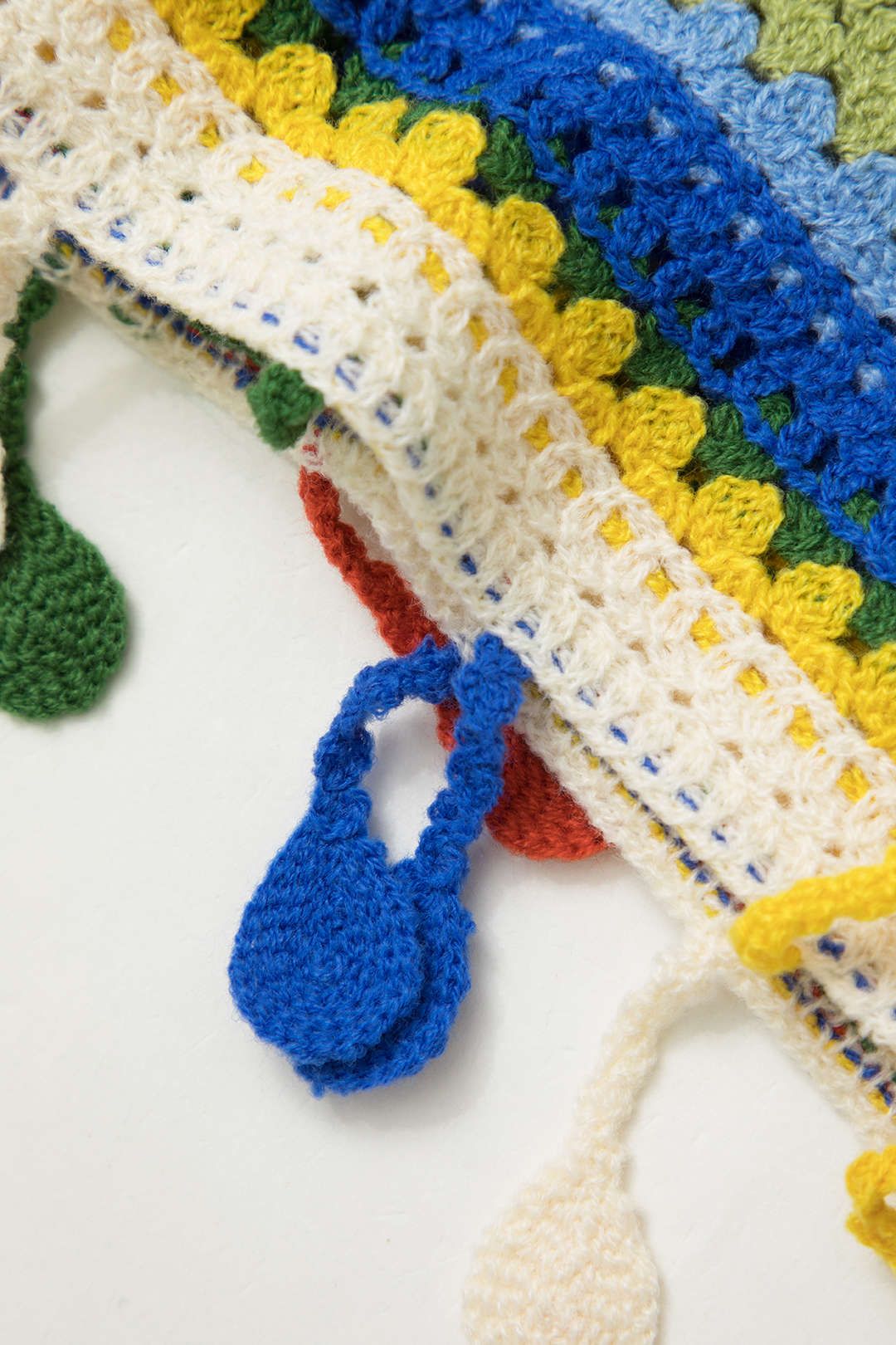 Rainbow Stripe Kint Fringe Hem Cami Top sold by Micas product image thumbnail 5