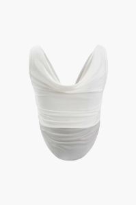 Cowl Neck Ruched Cami Top sold by Micas