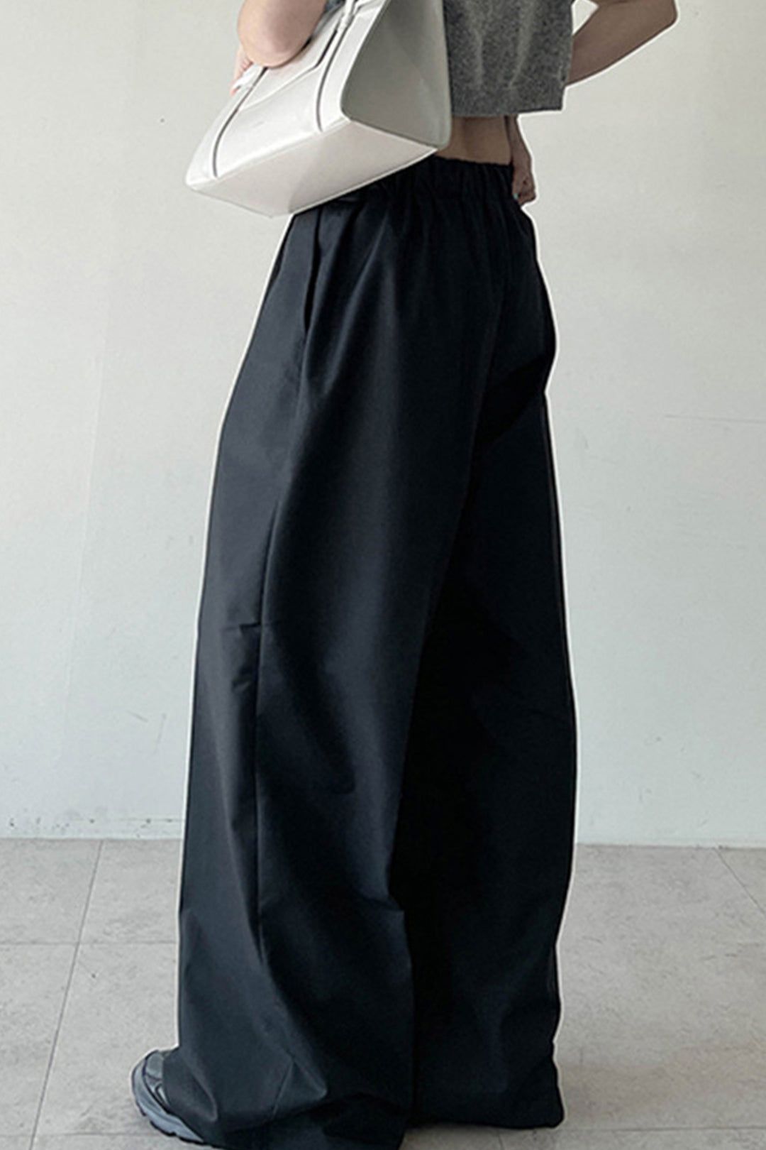 Asymmetrical Waist Wide Leg Pants sold by Micas product image thumbnail 3