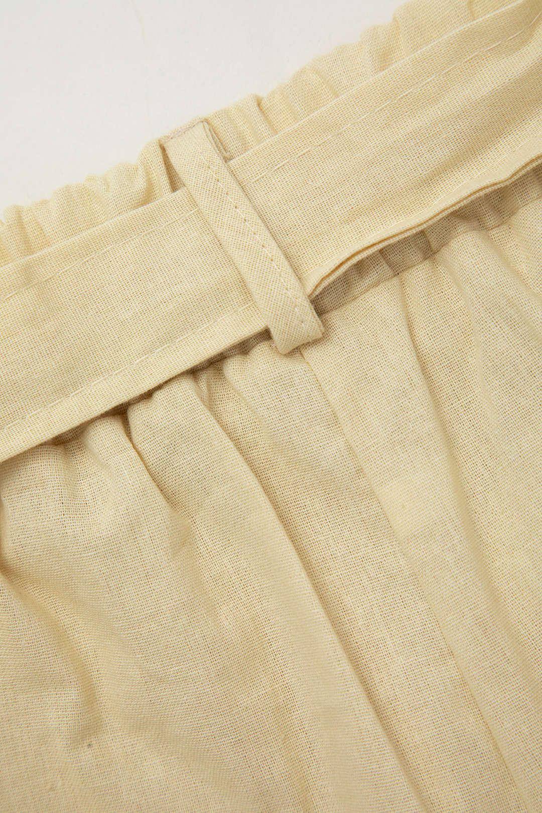 Linen-Blend V-neck Blouse And Belted Shorts Set sold by Micas product image thumbnail 8