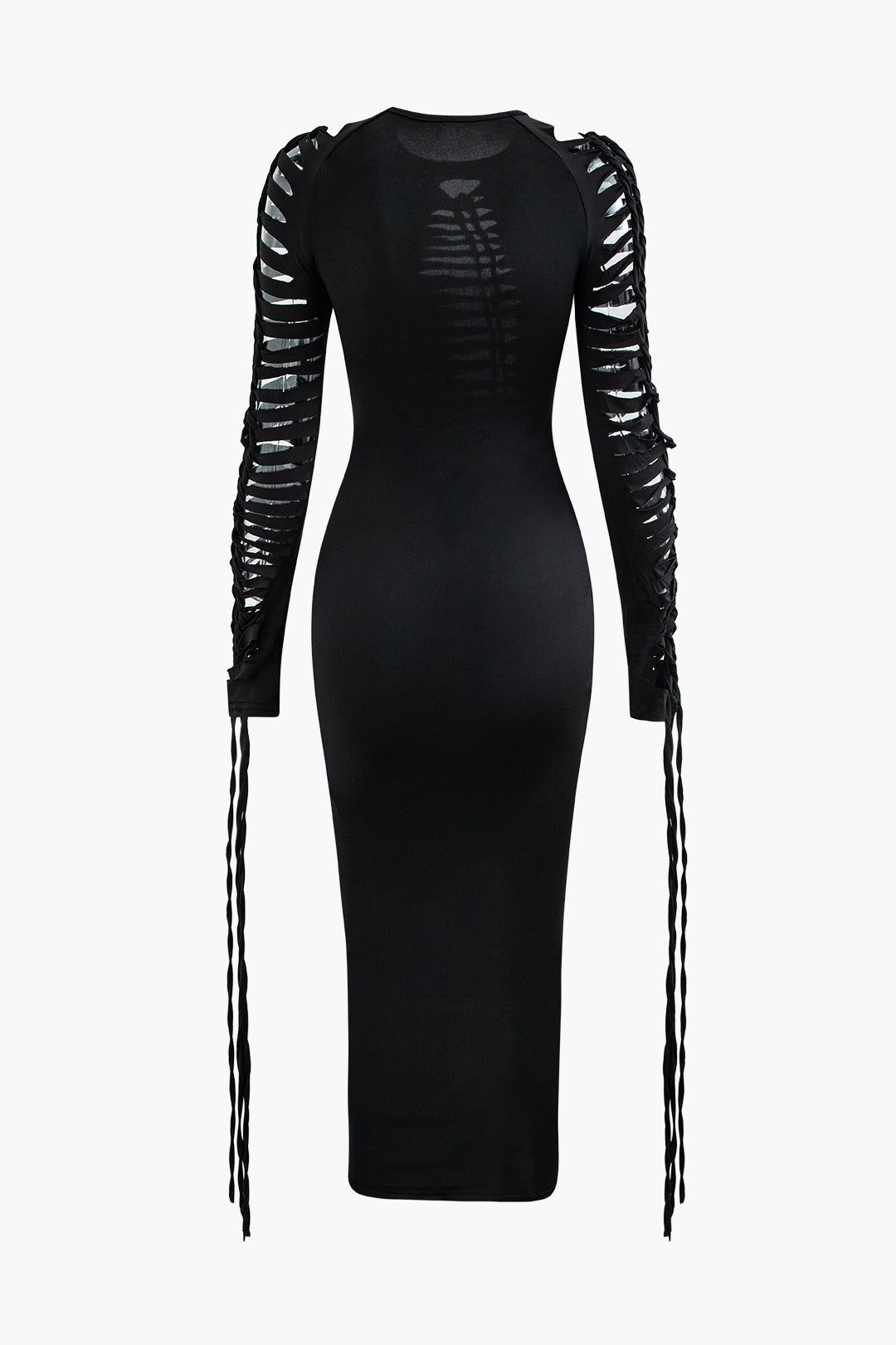 Round Neck Braided Cut Out Midi Dress sold by Micas product image thumbnail 2