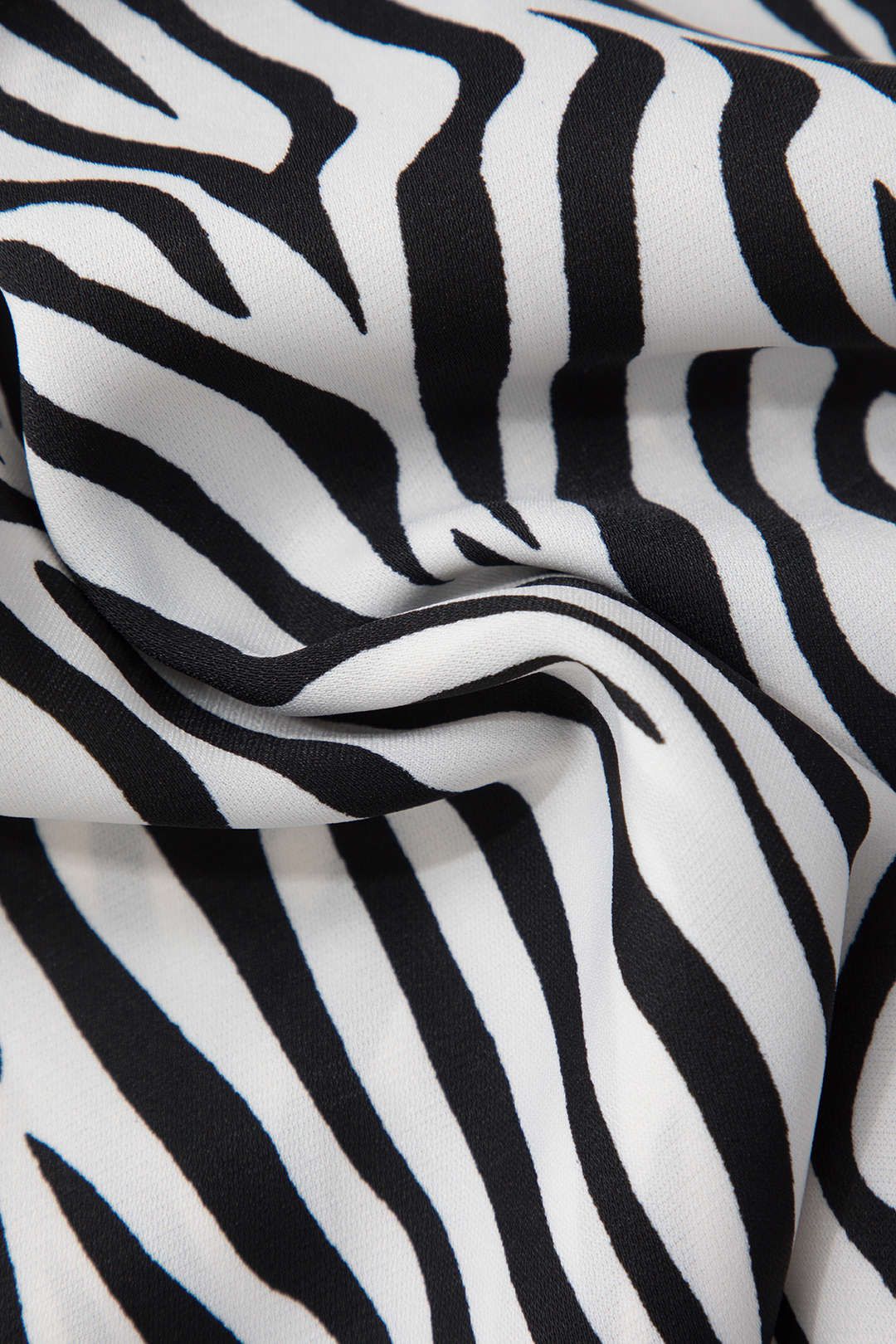 Zebra-Stripe Knot Hem Blouse sold by Micas product image thumbnail 4