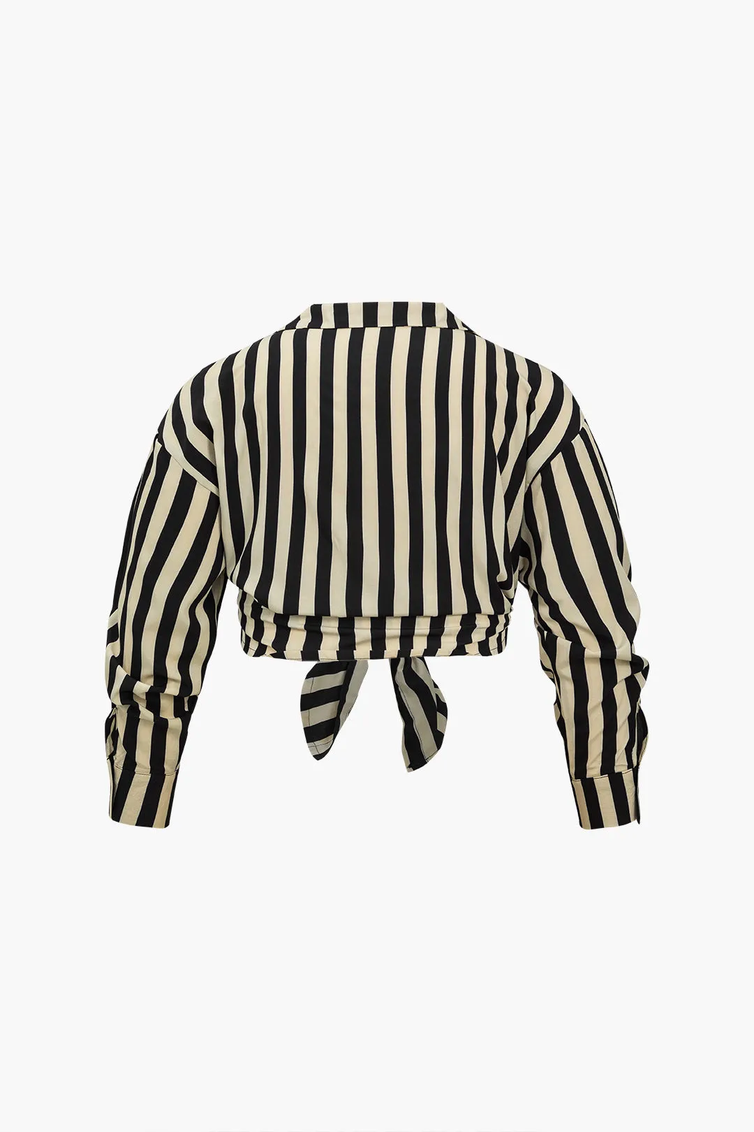 Plus Size Stripe Print Trouser Set sold by Micas product image thumbnail 5