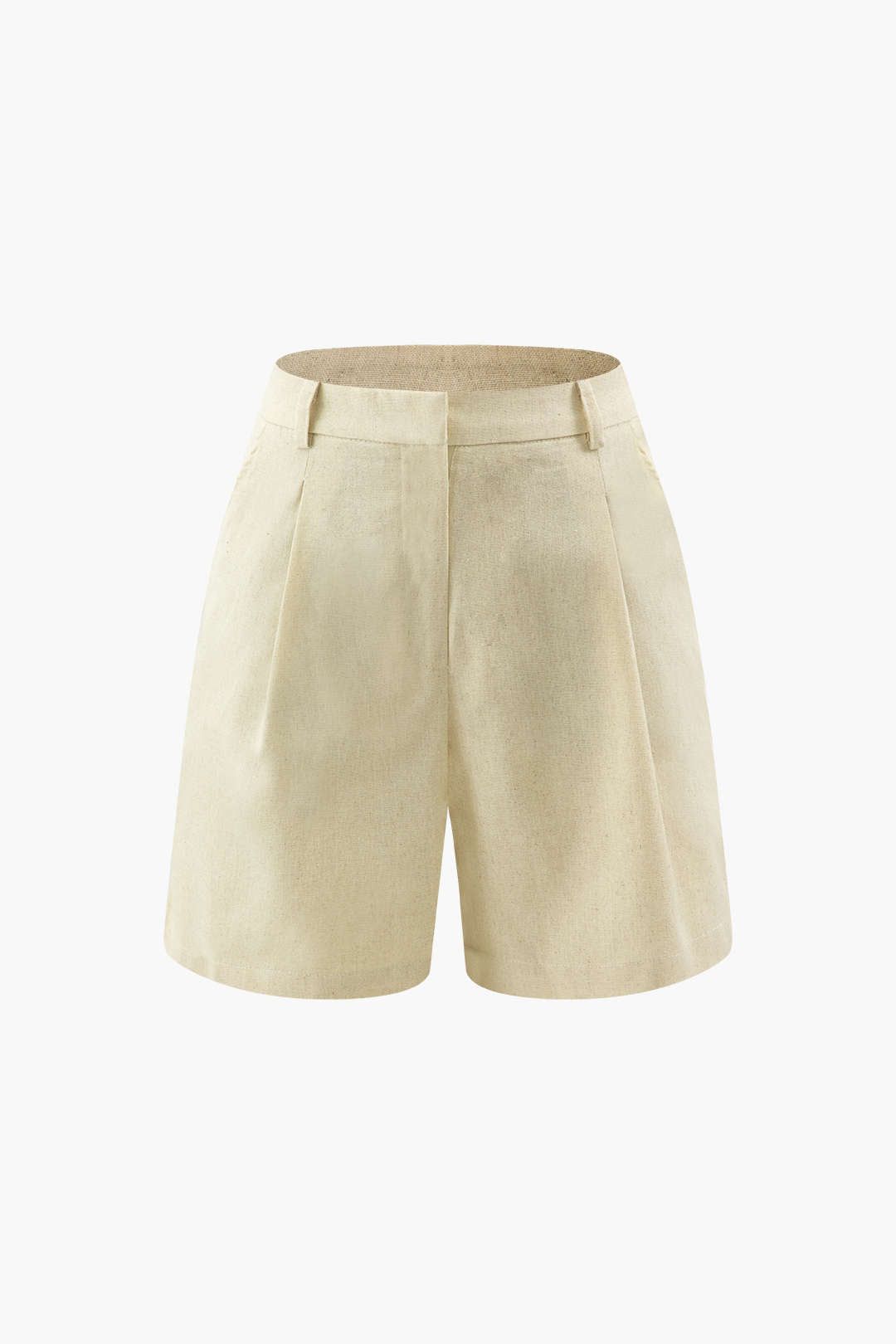 Linen-Blend Bermuda Shorts sold by Micas