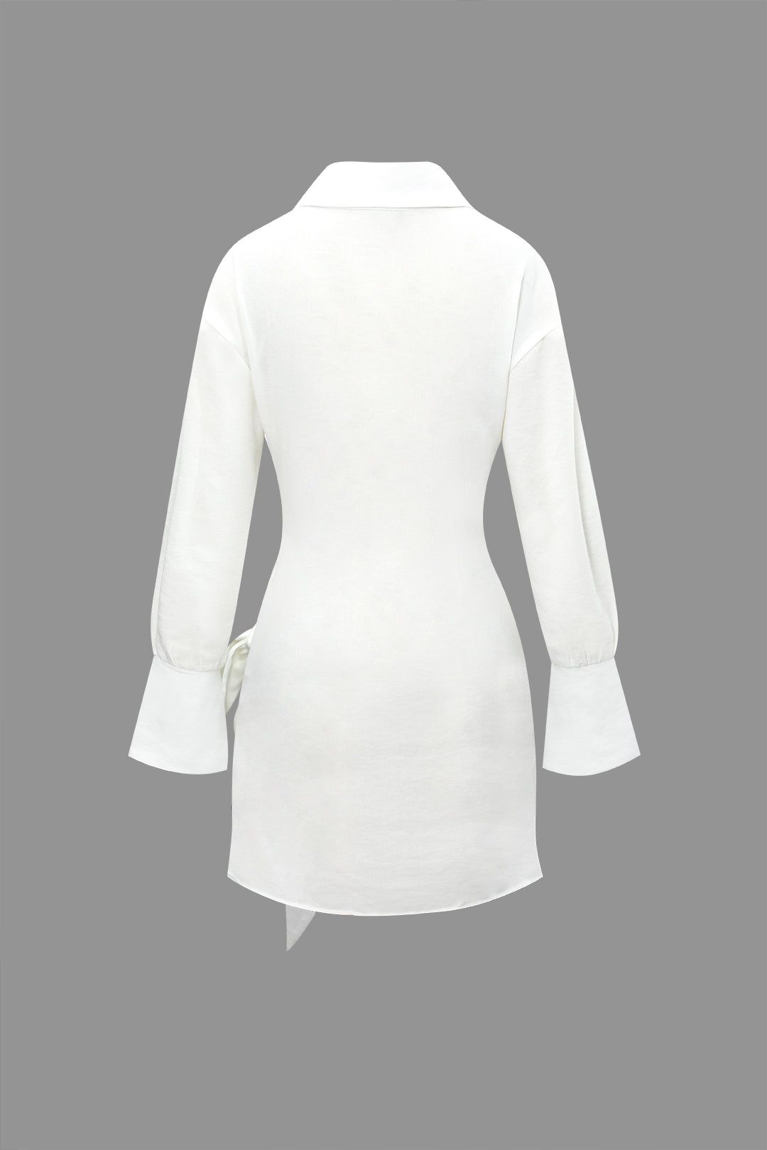 V-neck Knot Side Wrap Shirt sold by Micas product image thumbnail 2