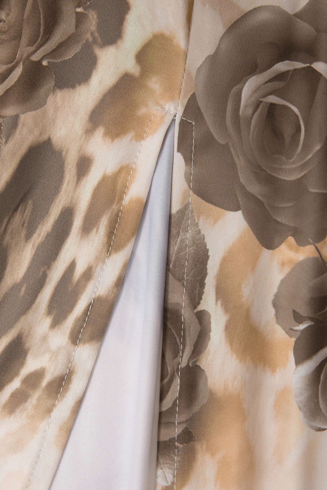 Floral Print Spaghetti Strap Back Slit Maxi Dress sold by Micas product image thumbnail 3