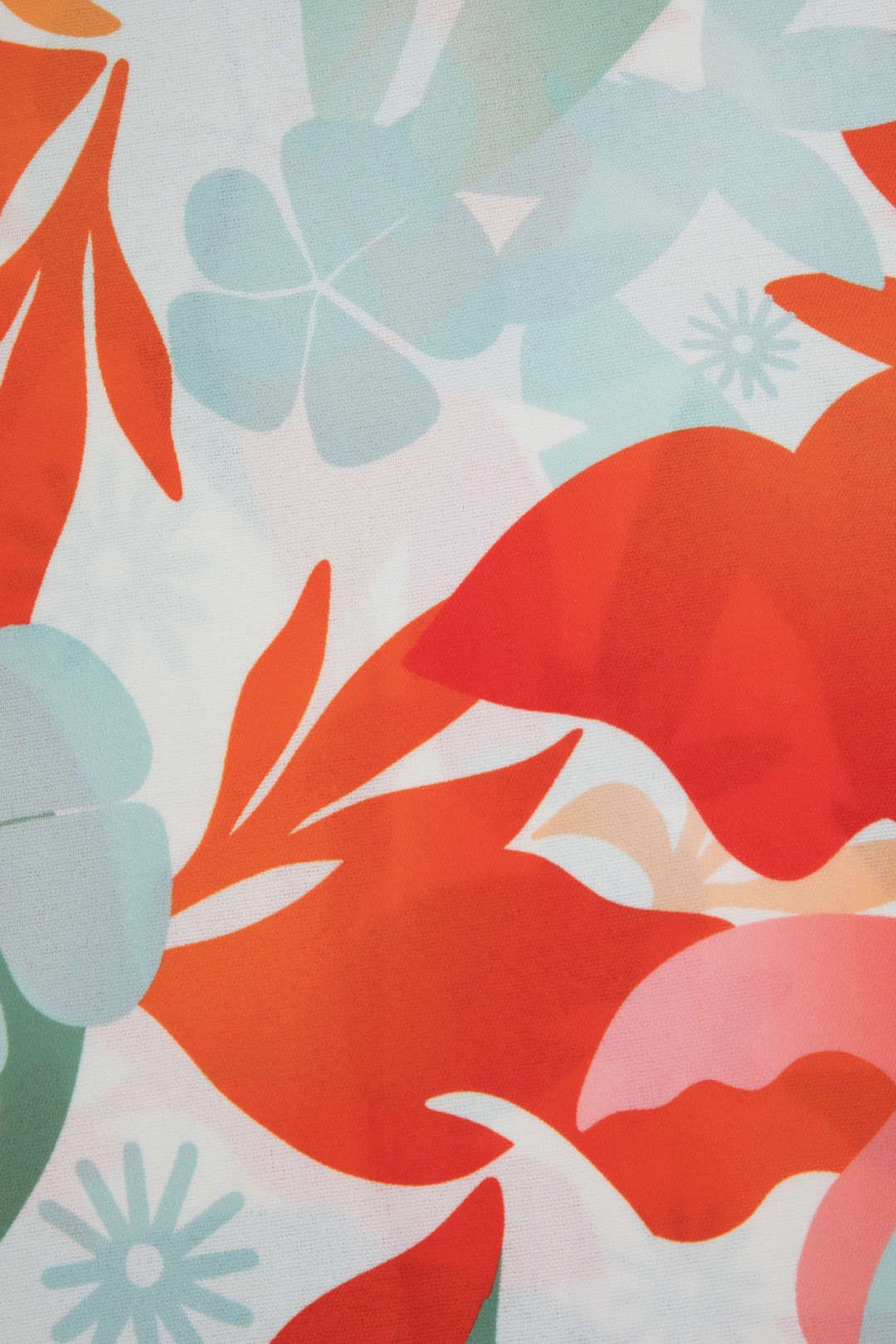 Leaves Print High Waisted Drawstring Wide Leg Pants sold by Micas product image thumbnail 5