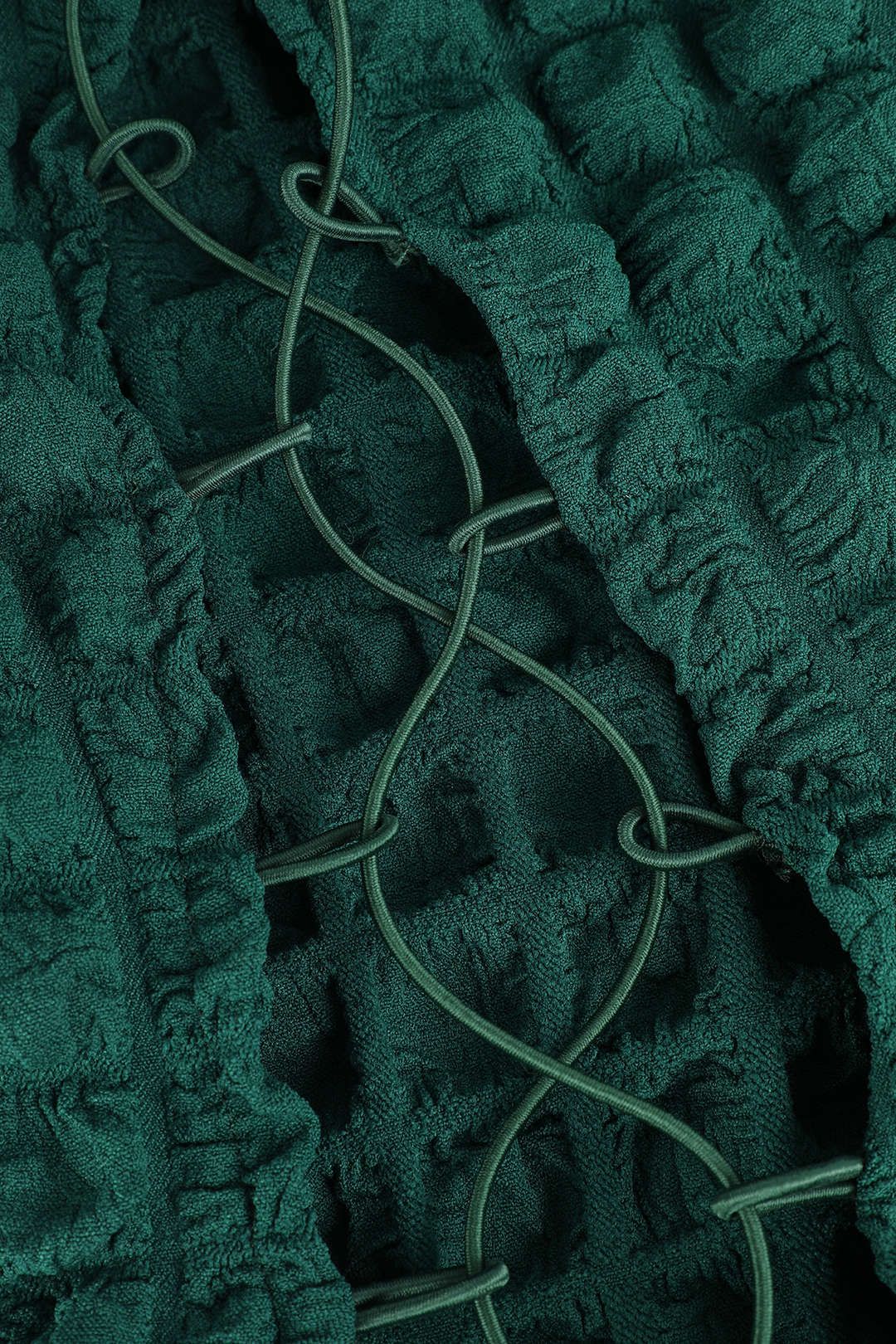 Popcorn Textured Tie Side Maxi Dress sold by Micas product image thumbnail 8