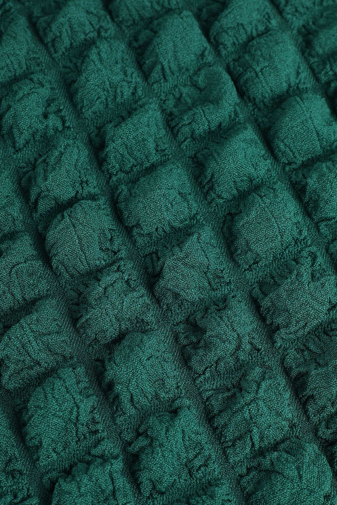 Popcorn Textured Tie Side Maxi Dress sold by Micas product image thumbnail 7