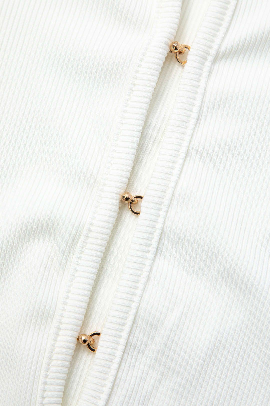 U-neck Sleeveless Cut Out Rib Knit Romper sold by Micas product image thumbnail 4