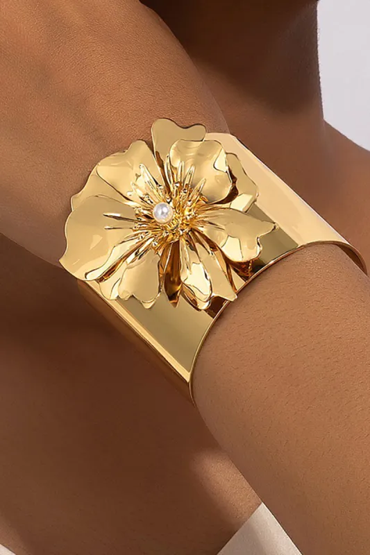 Floral Cuff Bracelet sold by Micas