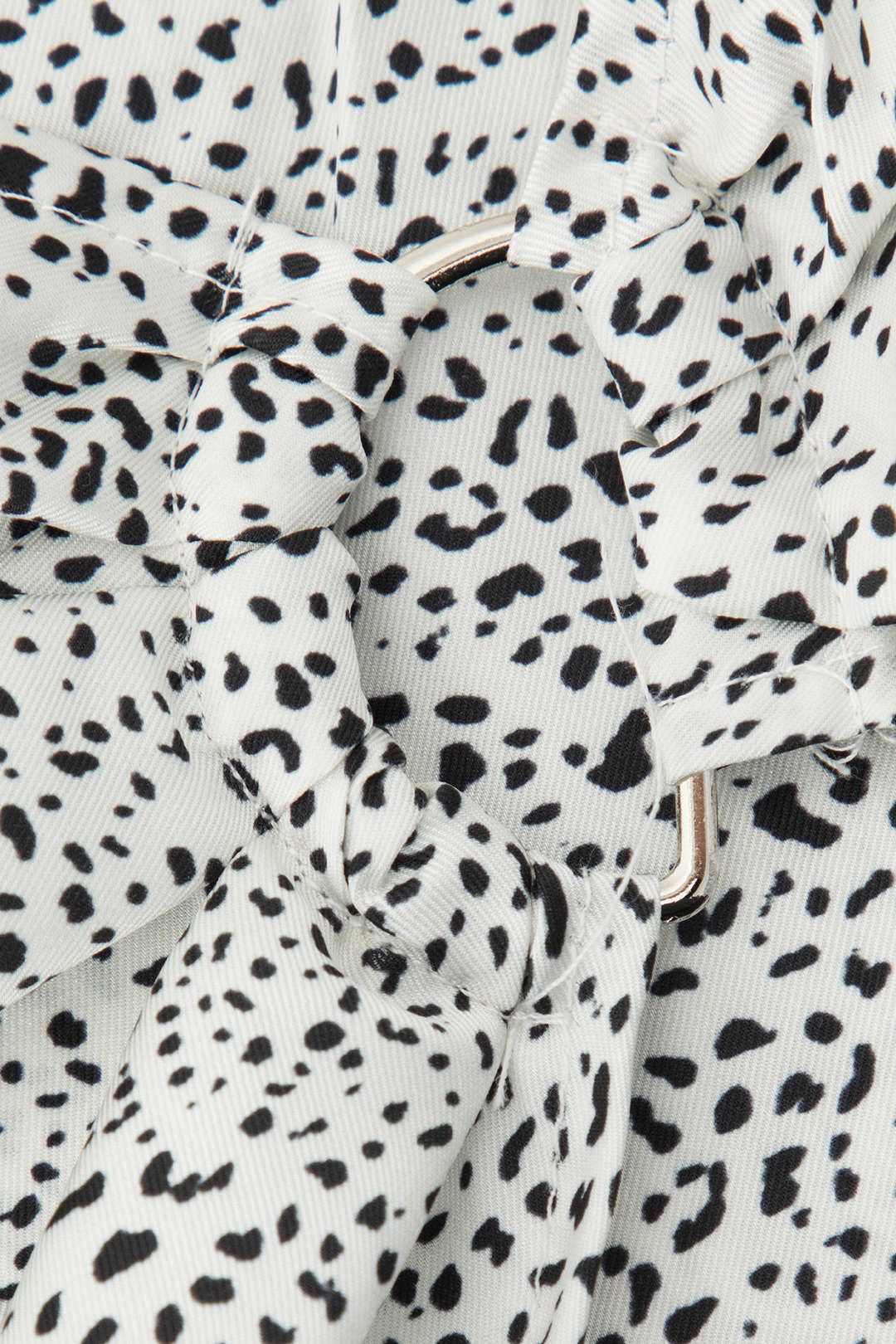 Leopard Print Wrap Split Midi Skirt sold by Micas product image thumbnail 4