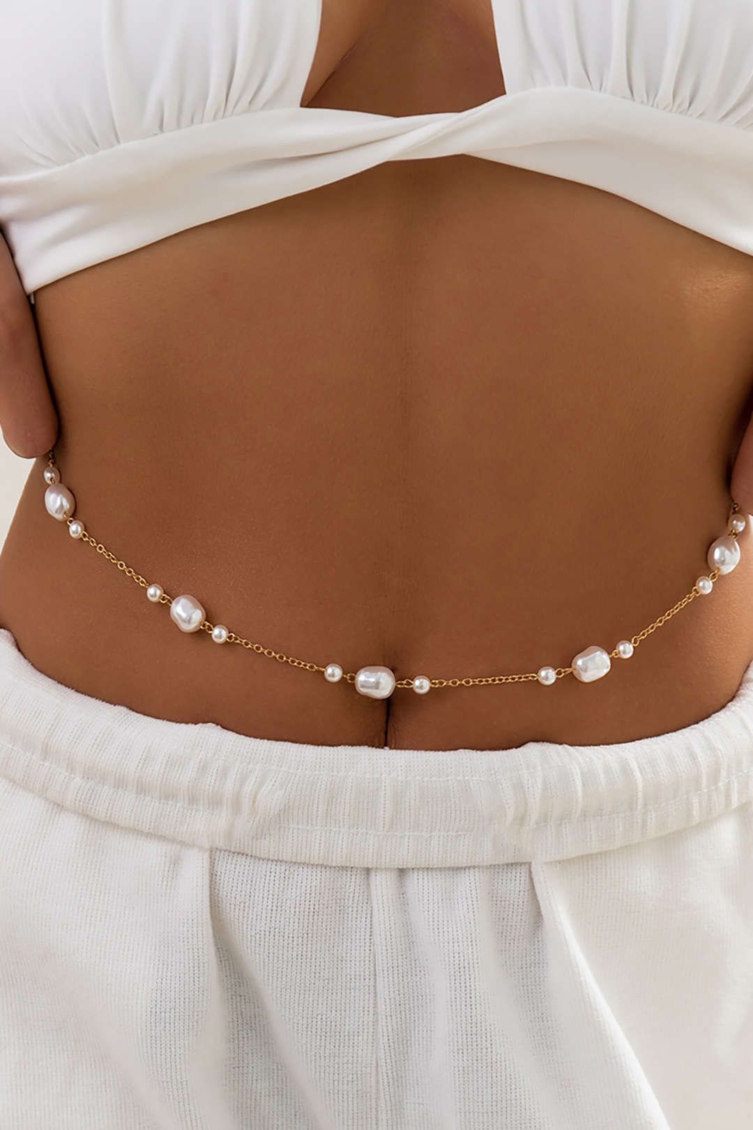 Pearl Embellished Waist Chain sold by Micas product image thumbnail 5