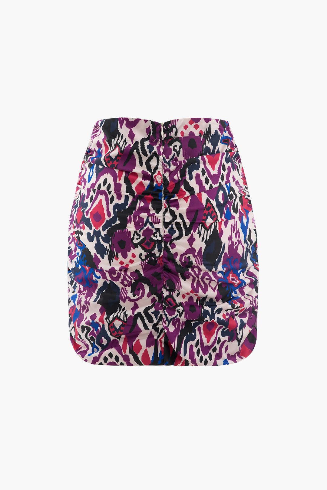 Abstract Print Ruched Mini Skirt sold by Micas product image thumbnail 2