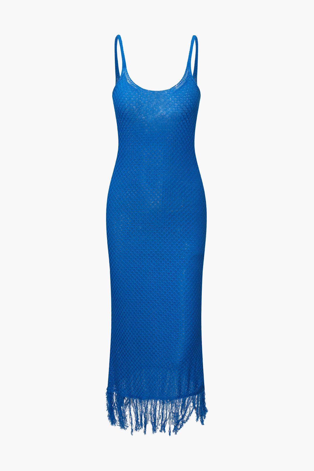 U-neck Fringe Hem Knit Dress sold by Micas