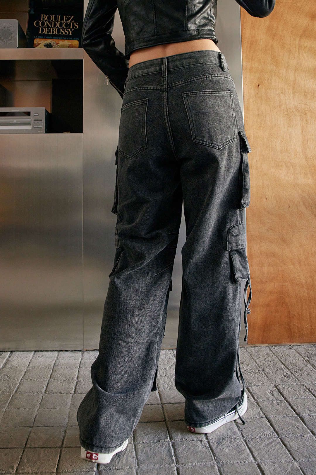 Multi Pocket Straight Leg Cargo Jeans sold by Micas product image thumbnail 8