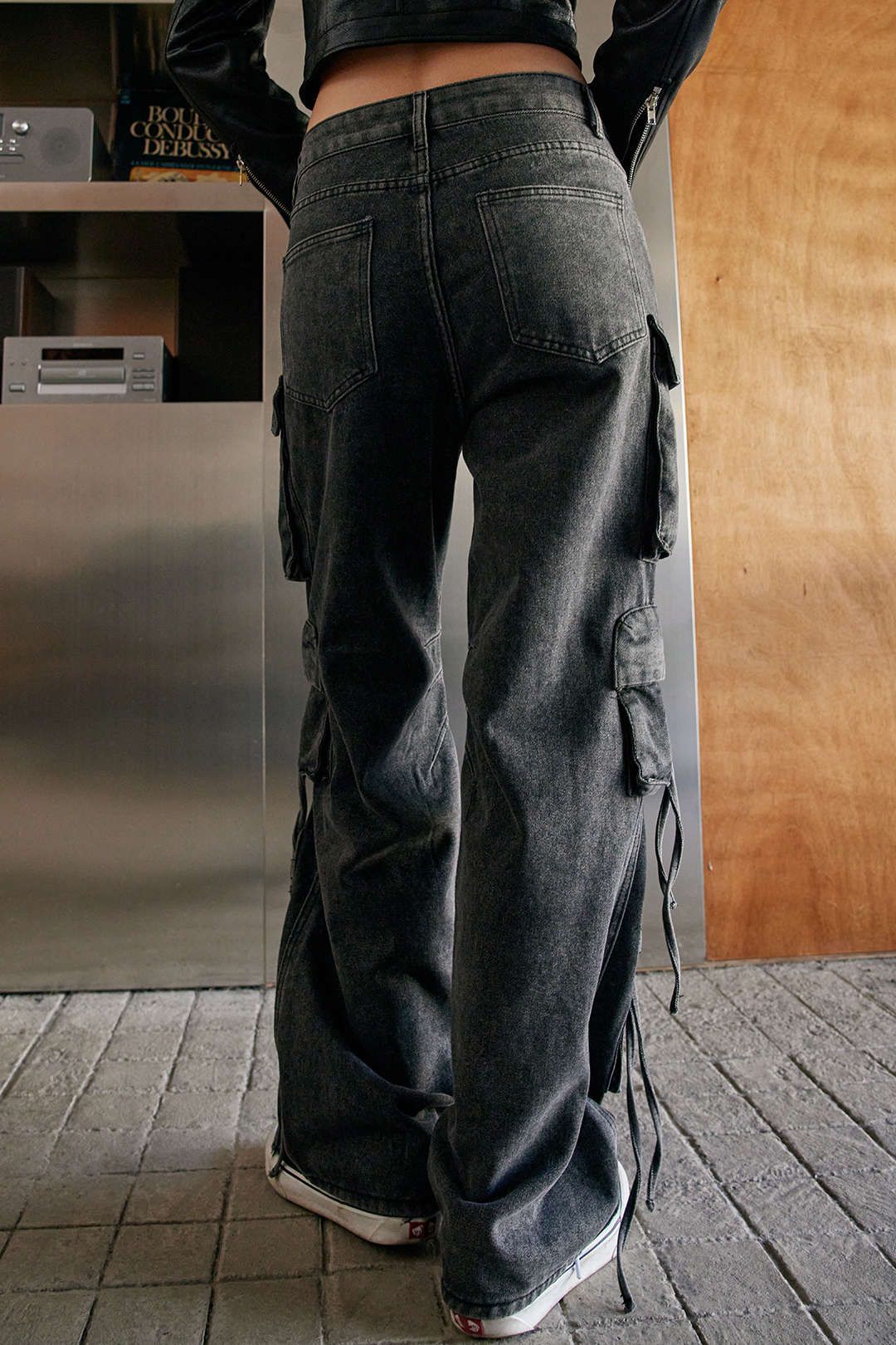 Multi Pocket Straight Leg Cargo Jeans sold by Micas product image thumbnail 11