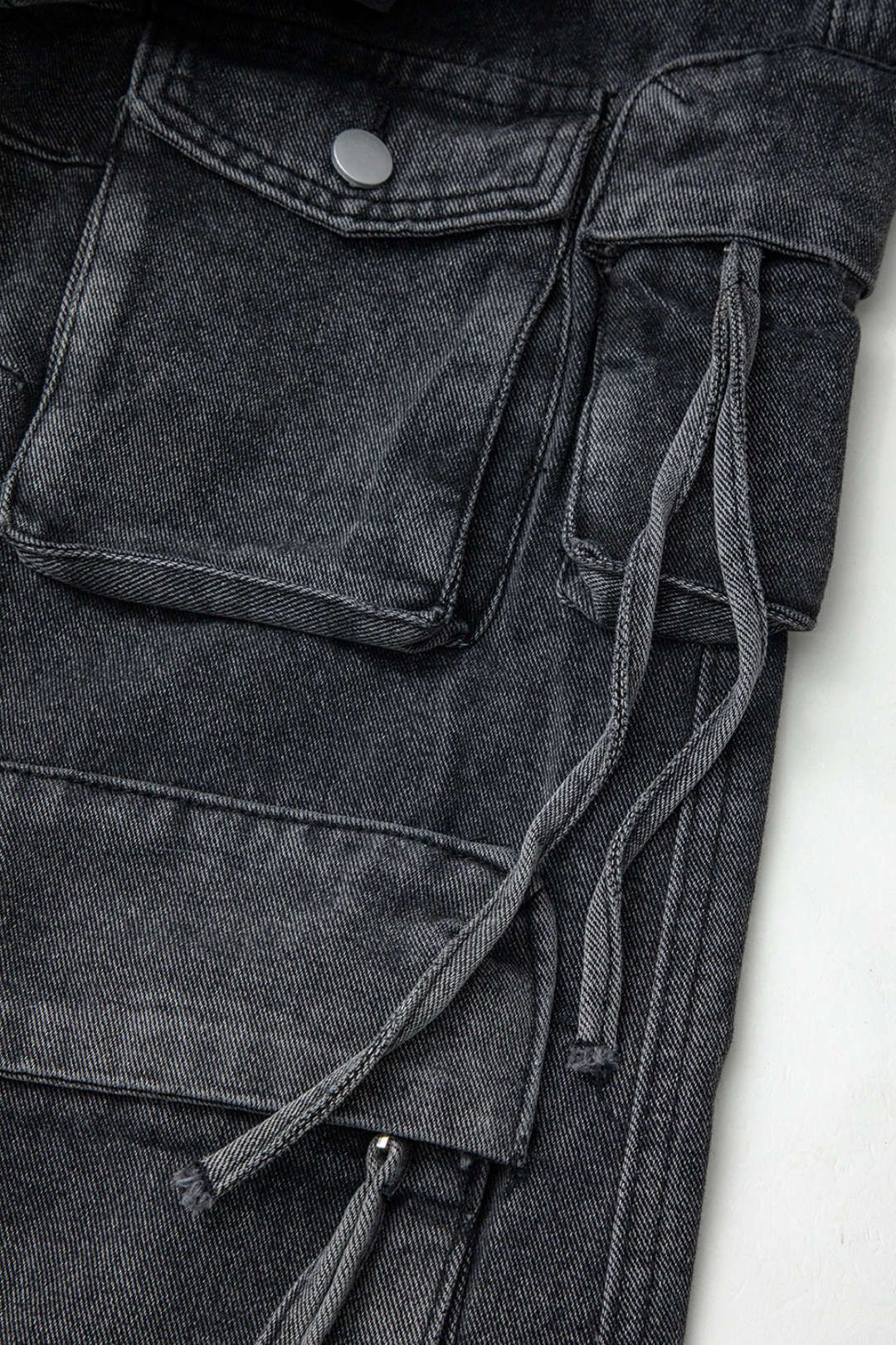 Multi Pocket Straight Leg Cargo Jeans sold by Micas product image thumbnail 6