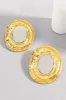 Oval Simple Earrings sold by Micas