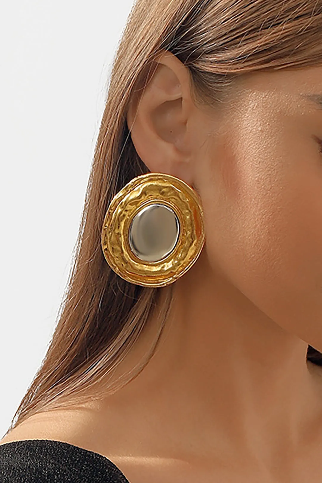 Oval Simple Earrings sold by Micas