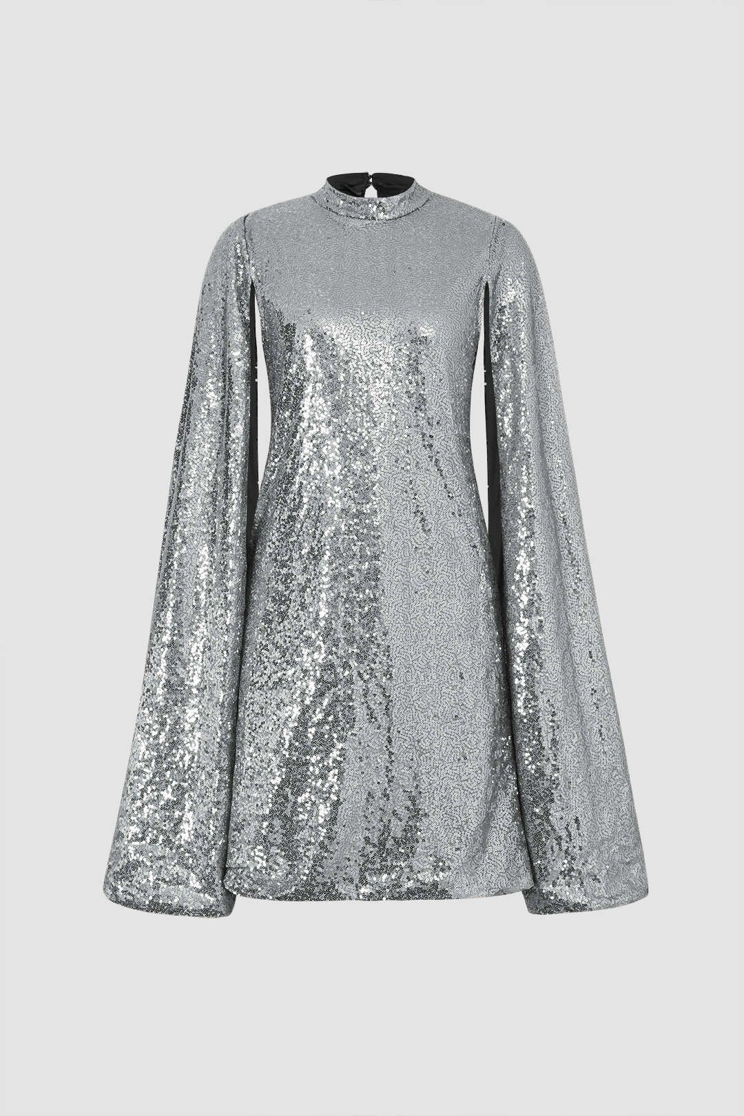 Cape Sleeve Sequin Mini Dress sold by Micas