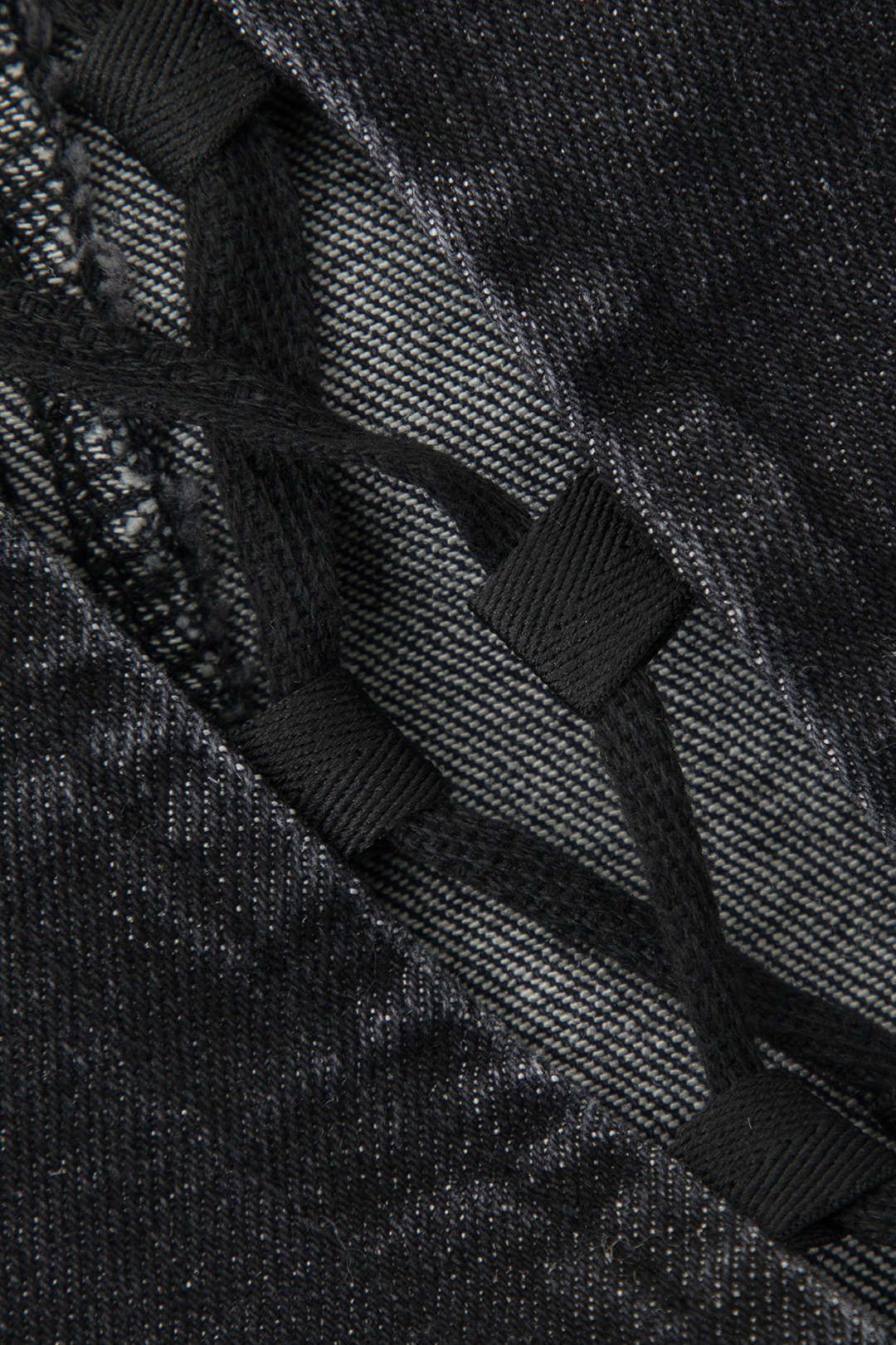 V-Hem Denim Tie Side Tube Top sold by Micas product image thumbnail 4