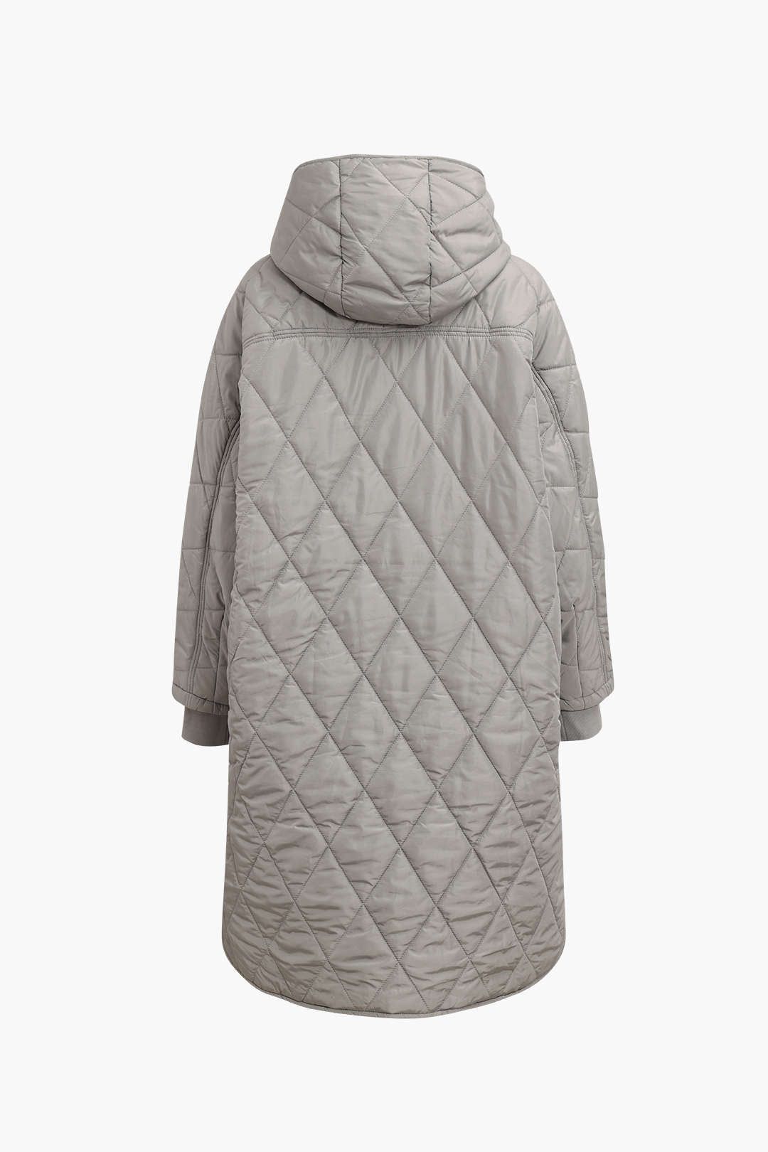 Diamond Quilted Hooded Jacket sold by Micas product image thumbnail 5