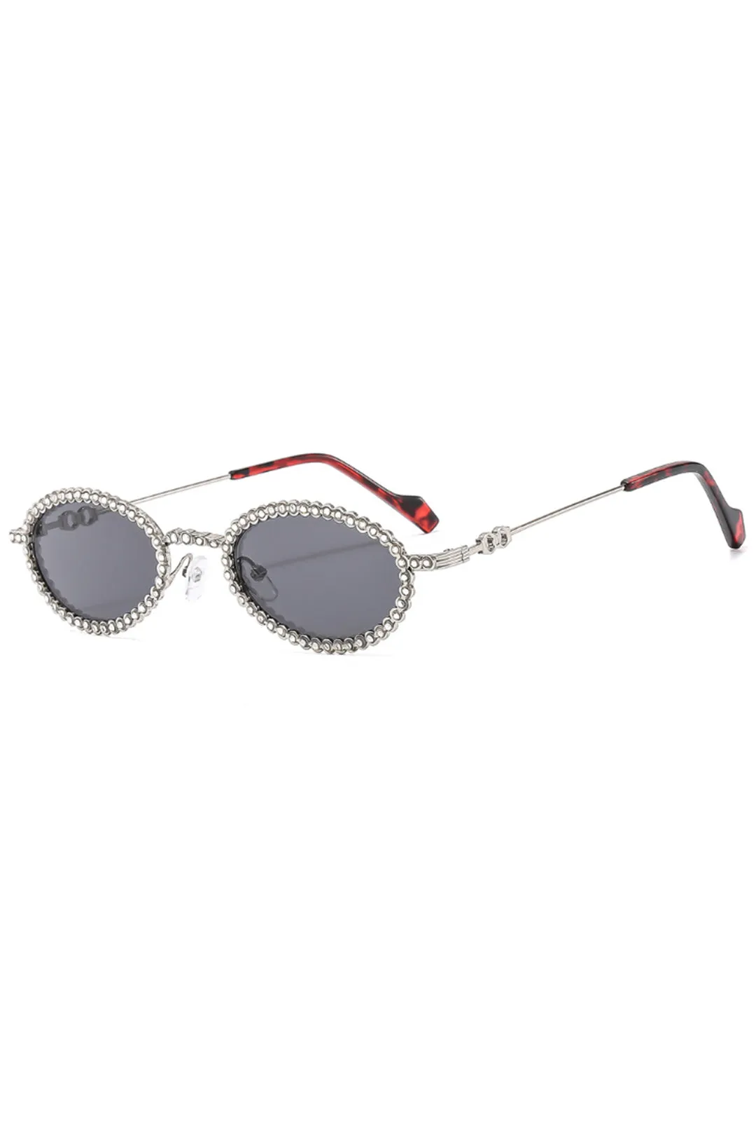 Rhinestone Oval Sunglasses sold by Micas