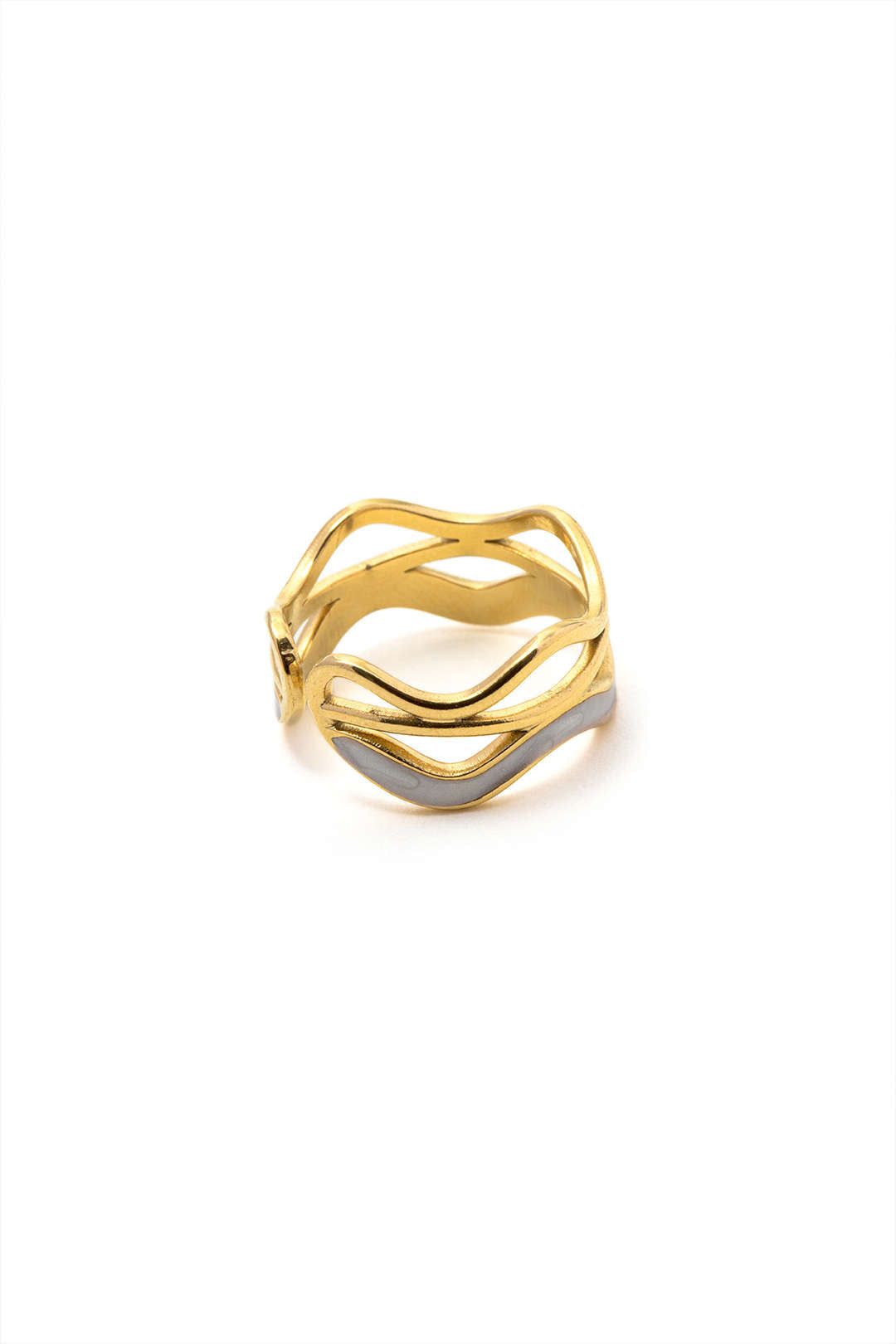 Wavy Open Ring sold by Micas product image thumbnail 3