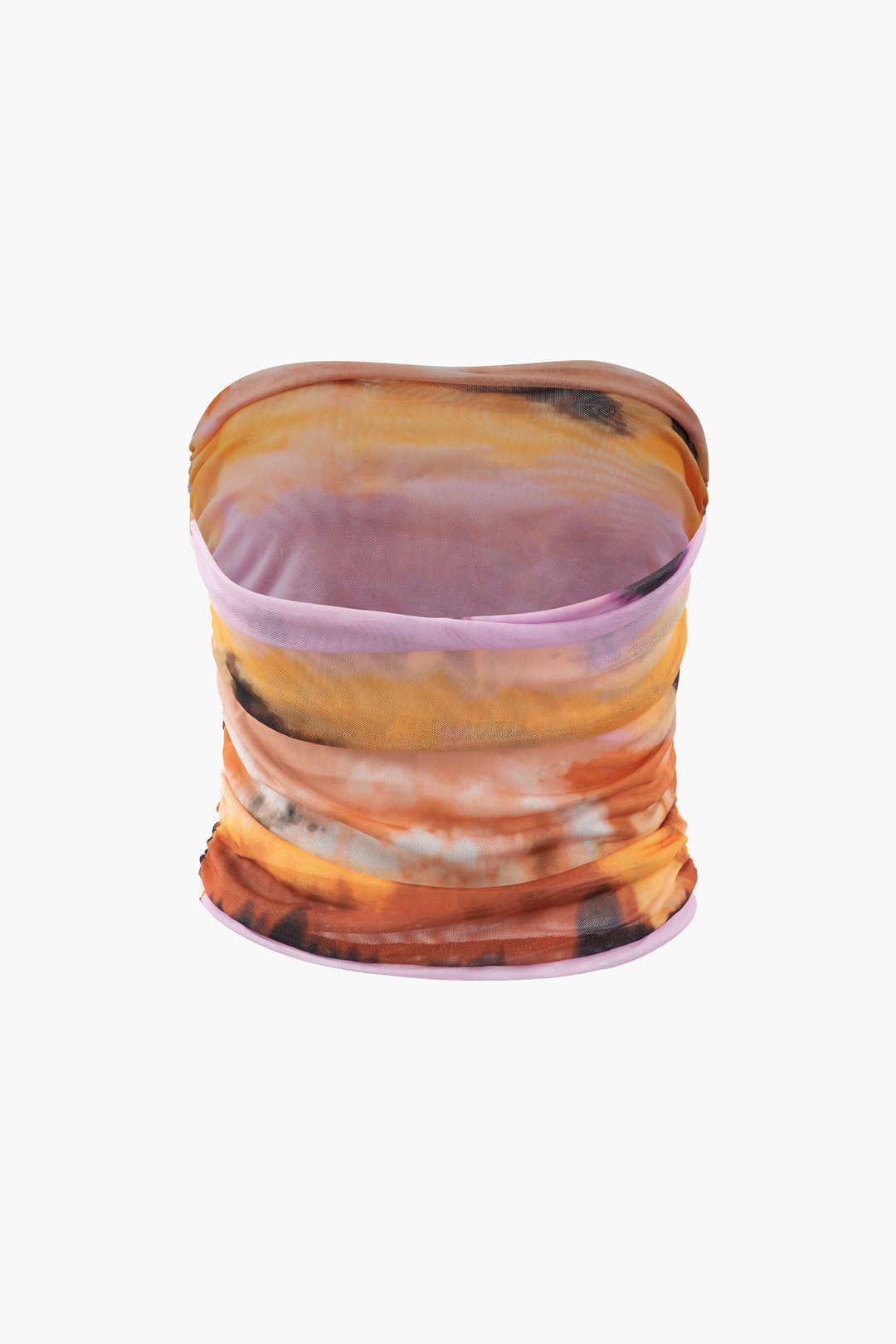 Abstract Print Mesh Tube Top sold by Micas product image thumbnail 2