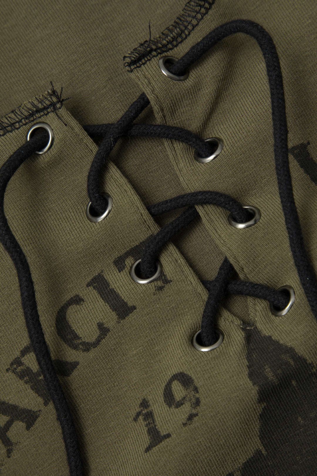 Star Print Tie Front Crop T-Shirt sold by Micas product image thumbnail 4