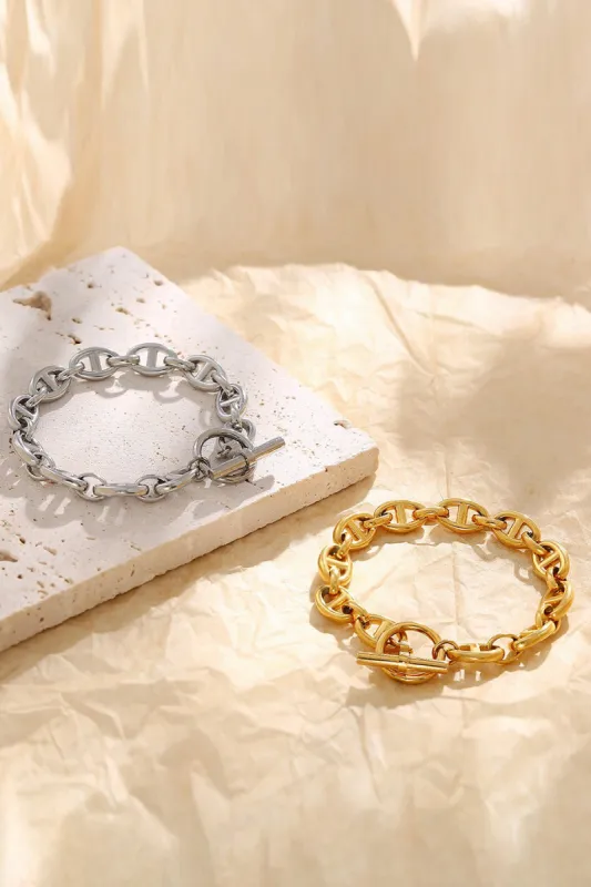 Metal Chain Bracelet sold by Micas