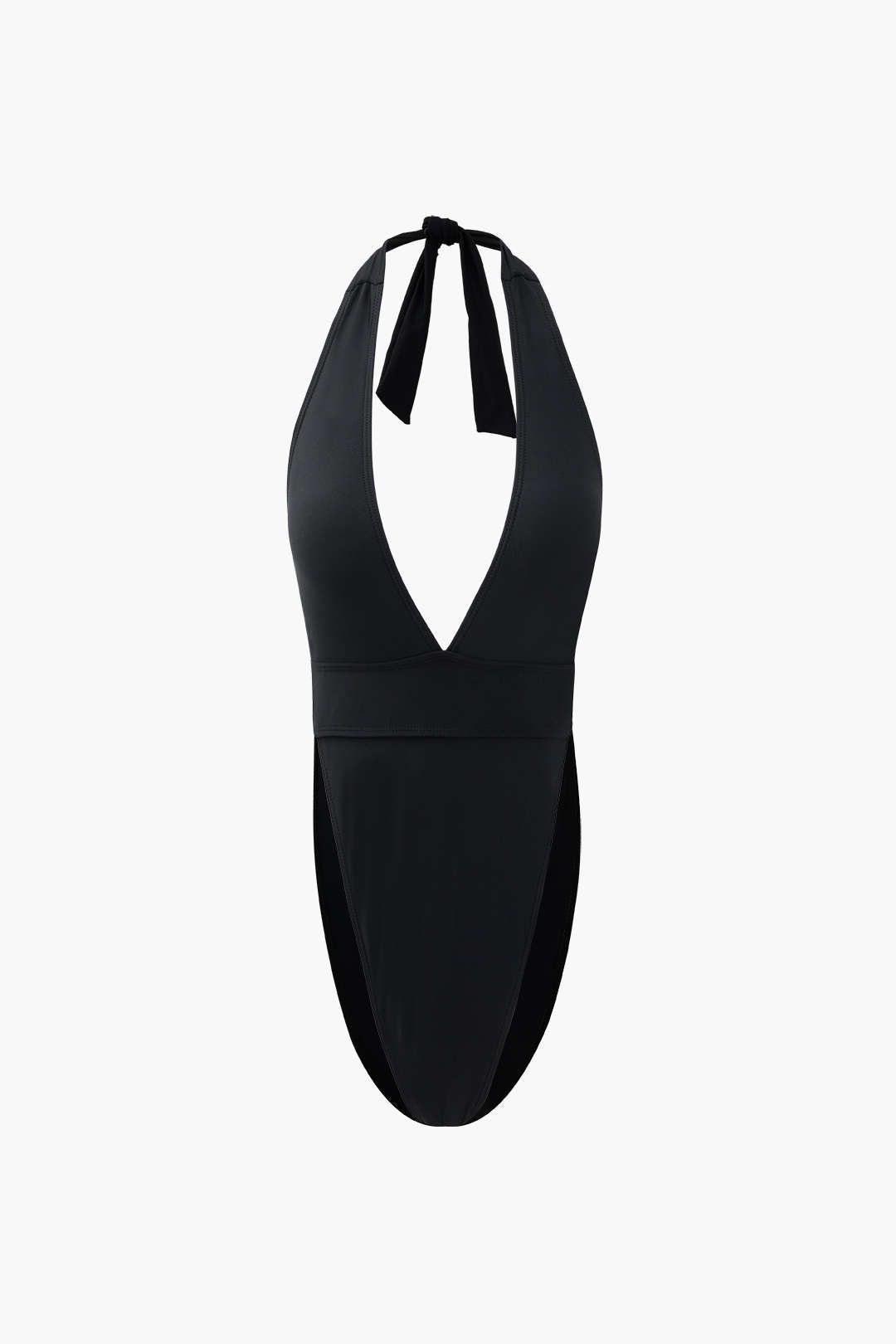 Halter Neck One-piece Swimsuit And Knot Sarong Set sold by Micas product image thumbnail 2