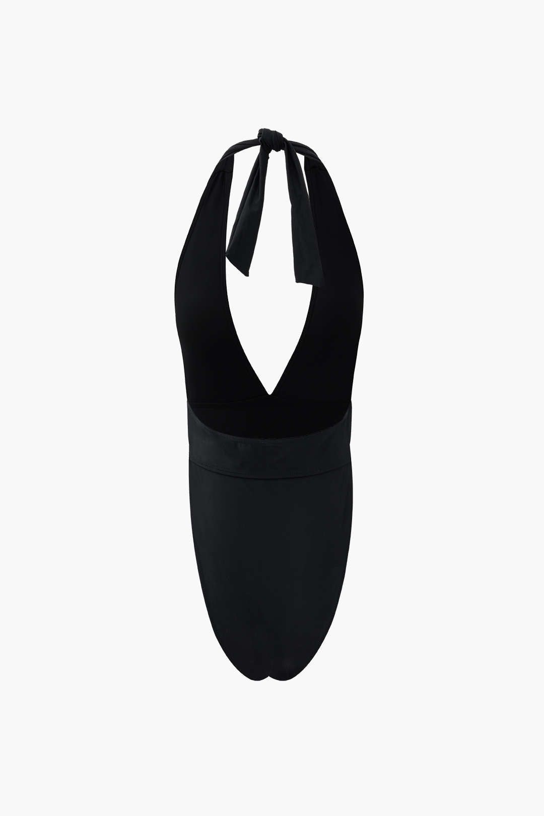 Halter Neck One-piece Swimsuit And Knot Sarong Set sold by Micas product image thumbnail 4