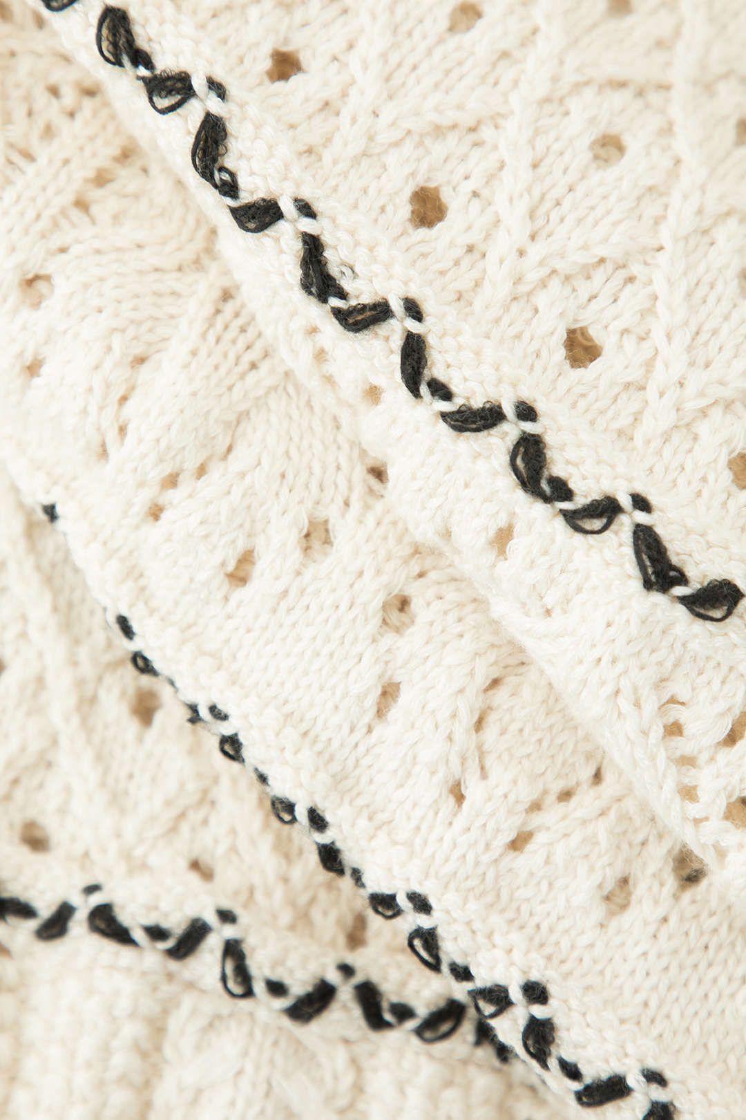 Stripe Openwork Knit Midi Dress sold by Micas product image thumbnail 4