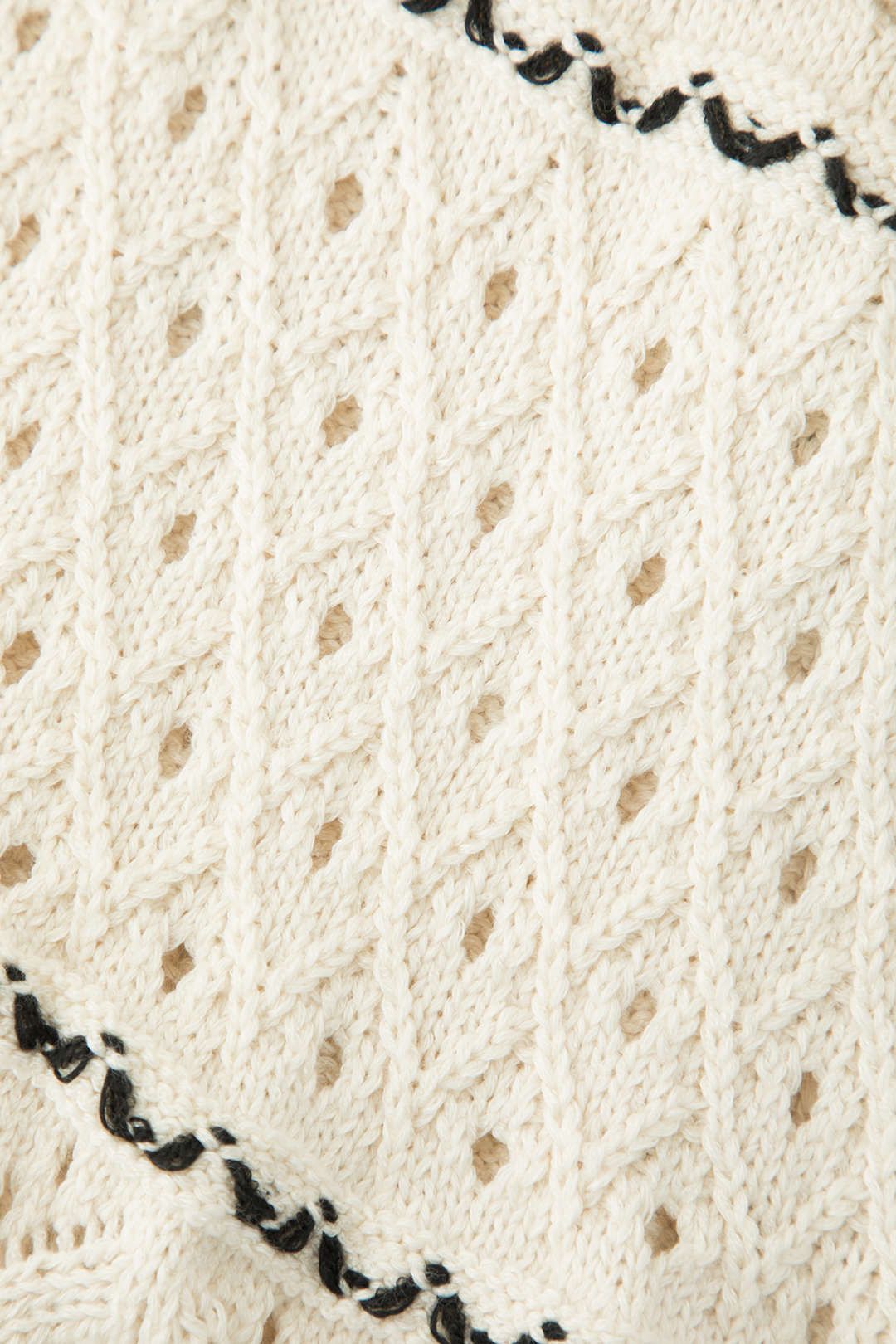 Stripe Openwork Knit Midi Dress sold by Micas product image thumbnail 5