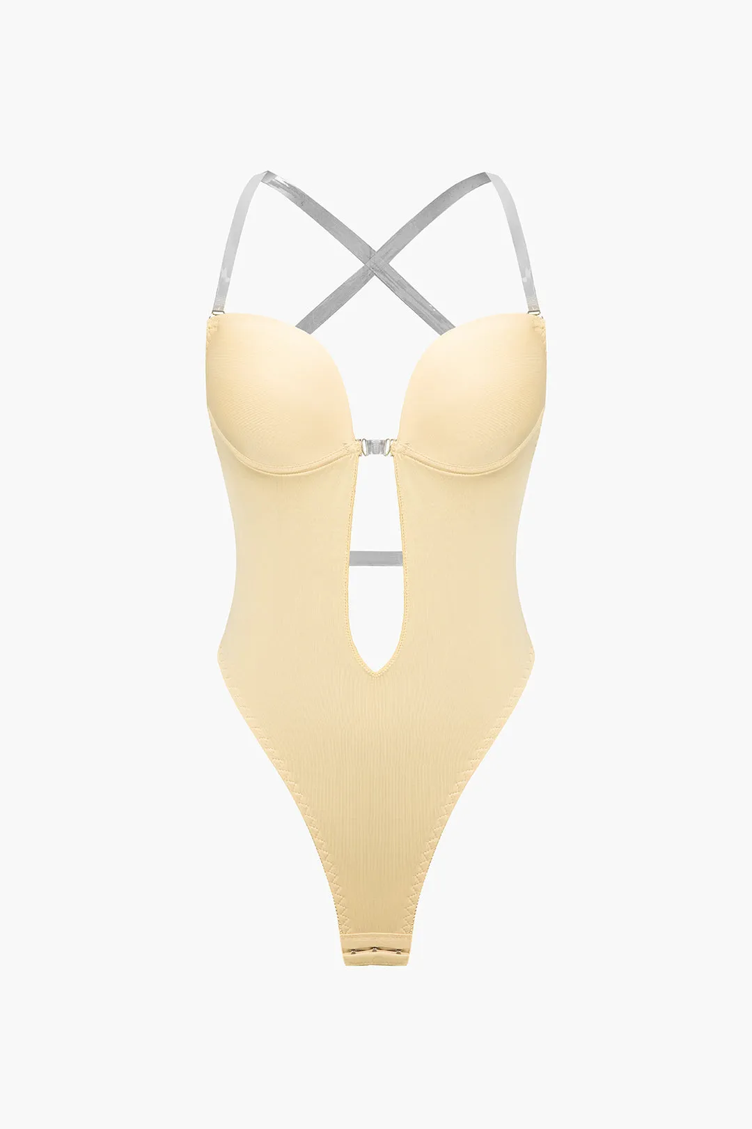 Solid rygfri udskåret shapewear sold by Micas