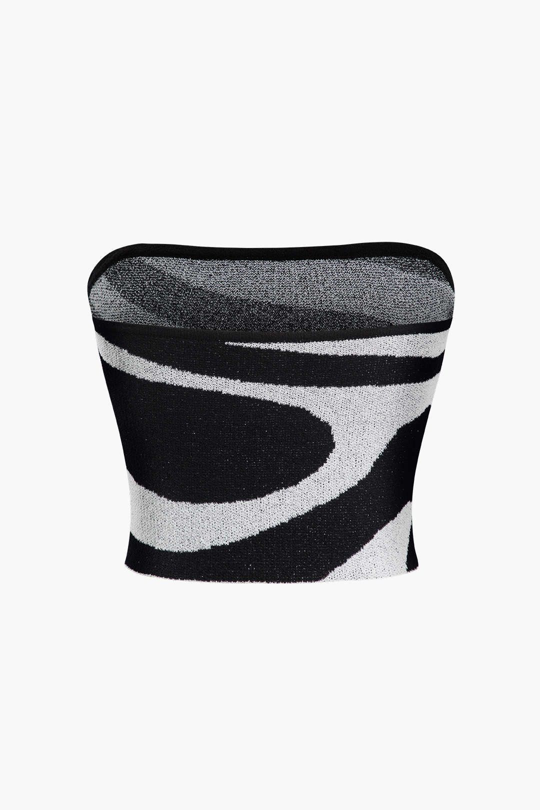 Swirl Knit Tube Top And Mini Skirt Set sold by Micas product image thumbnail 4