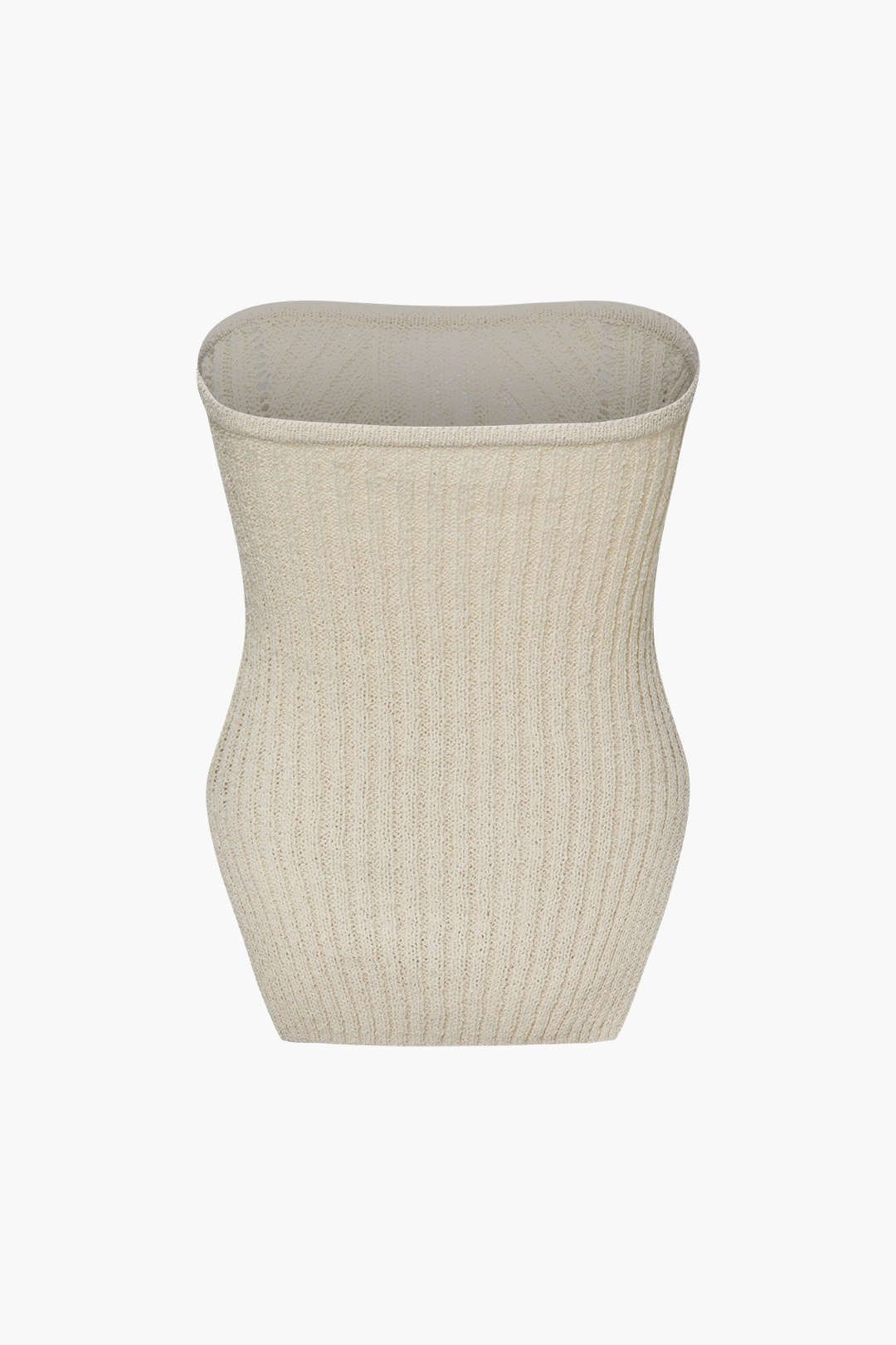 Side Slit Knit Strapless Top sold by Micas product image thumbnail 2