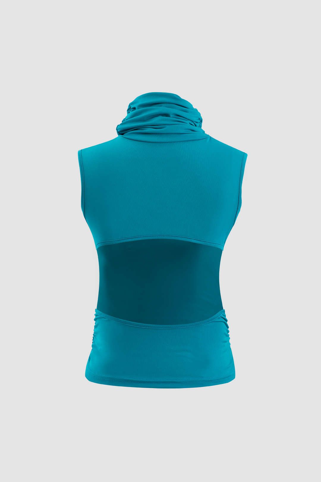 Turtleneck Backless T-Shirt sold by Micas product image thumbnail 2