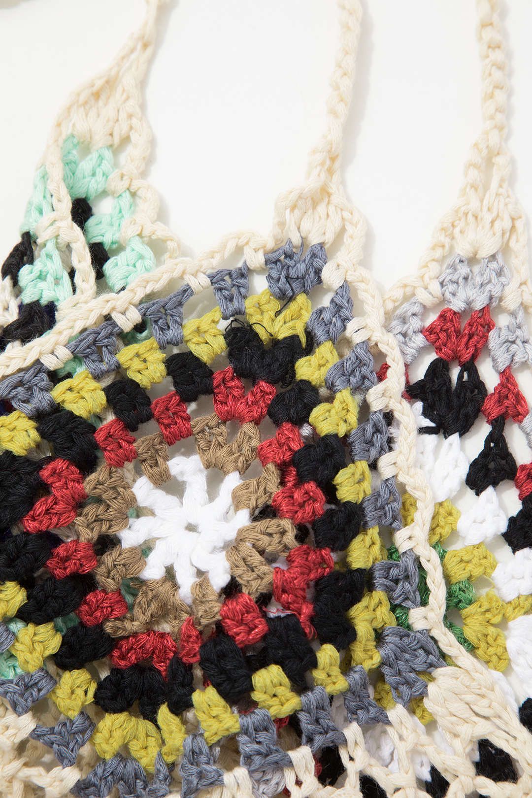 Floral Tassel Hem Crochet Cover Up sold by Micas product image thumbnail 8