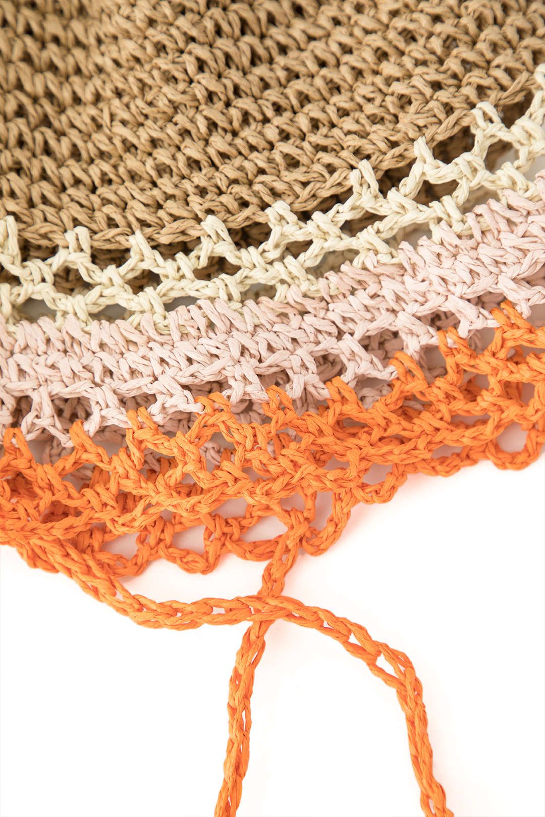 Color Block Crochet Bucket Hat sold by Micas product image thumbnail 4