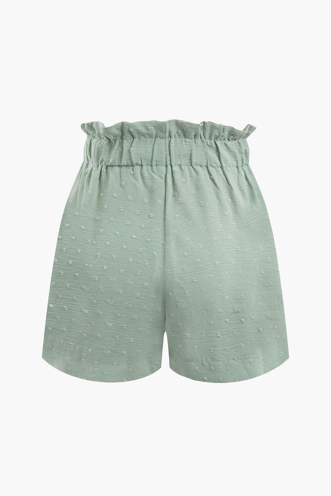 Dobby Knot Front Off-Shoulder Blouse And Pocket Shorts Set sold by Micas product image thumbnail 5