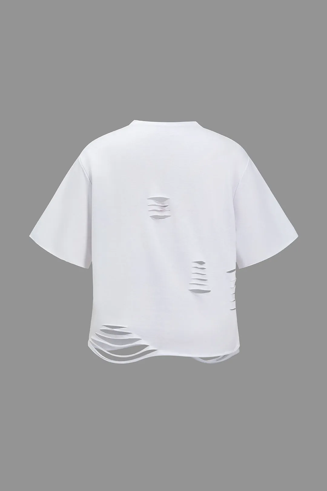 Solid Ripped Top Og Shorts Sæt sold by Micas product image thumbnail 5