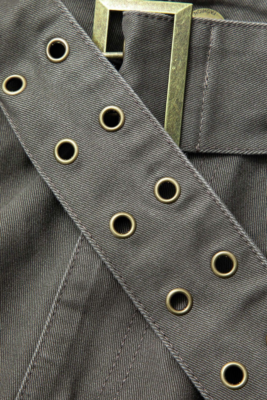 Belted Flap Pocket Cargo Maxi Skirt sold by Micas product image thumbnail 4