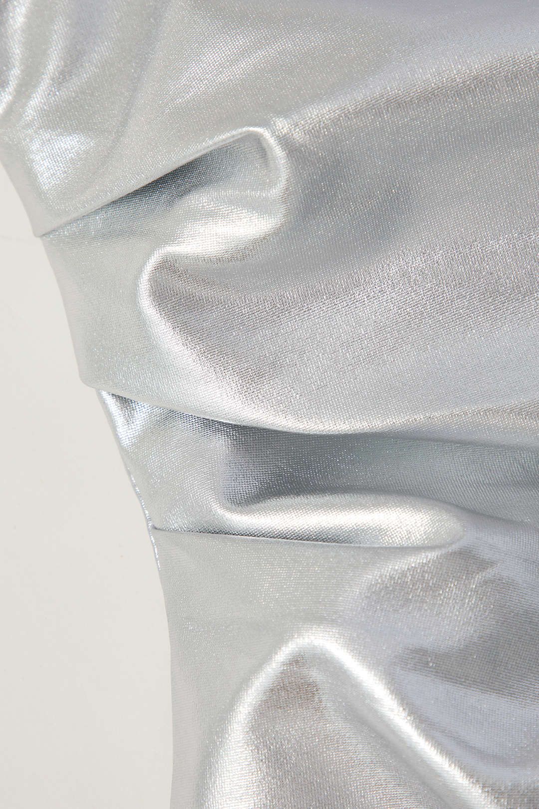 Metallic Back Slit Strapless Maxi Dress sold by Micas product image thumbnail 6