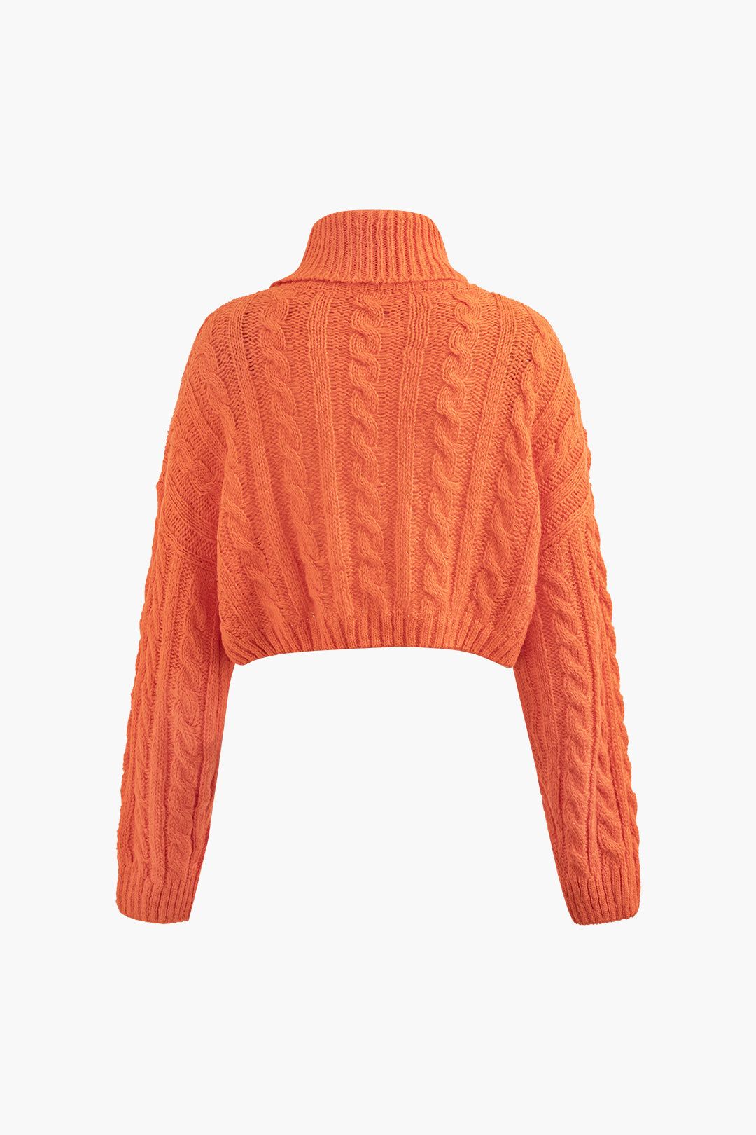 Turtleneck Cable Knit Sweater sold by Micas product image thumbnail 2